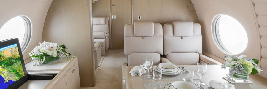 Aerospace Foam Private Jet Plane Interior Foam Seating